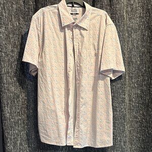 Croft & Barrow Pastel Pink Floral Button Down Shirt